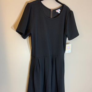LuLaRoe Amelia Dress | Size XL | Black | NWT